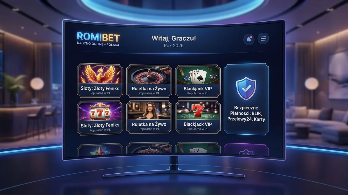 Lobby gier Romibet dla Polski